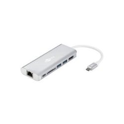 Goobay USB-C Multiport Adapter HDMI USB CR RJ45 PD