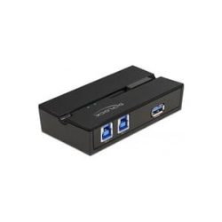 Delock USB 3.0 Switch für 2 PC an 1 Gerät, USB-Switch