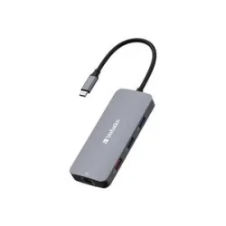 Verbatim USB-C Pro Multiport-Hub CMH-09, 9 Port , Dockingstation
