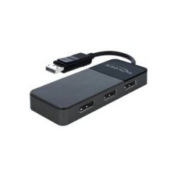 Delock 87737 DisplayPort-Splitter Schwarz