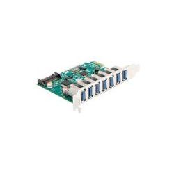 Delock PCI Express x1 Karte zu 7 x extern USB 5 Gbps Typ-A Buchse, USB-Controller