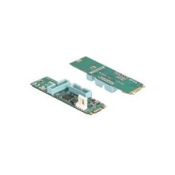 Delock Konverter M.2 Key B+M Stecker > 4 x USB 5 Gbps Typ-A, Schnittstellenerweiterung