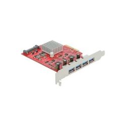 Delock PCIe x4 > 4x extern USB-A 3.2 Gen 2, USB-Controller