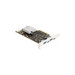 Delock PCI Express x8 - 2x USB 3.2 Gen 2x2 Typ C + 2x USB 3.2 Gen 1 Typ A, USB-Controller