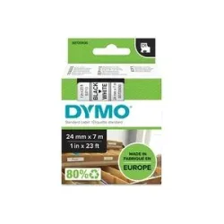 DYMO Schriftband D1 schwarz/weiss S0720930 24mm/7m