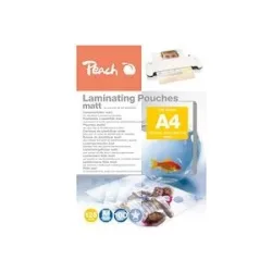 Peach 100 x A4 Laminierfolien, 125 mic, matt