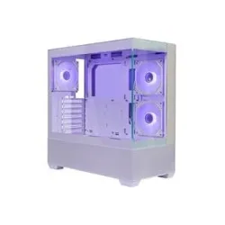 Cooler Master Elite 690 Midi-Tower PC-Gehäuse Weiß 3 Vorinstallierte LED Lüfter, Seitenfenster