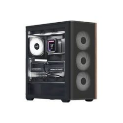 AeroCool D501A-G-BK-V2 Midi-Tower PC-Gehäuse Schwarz