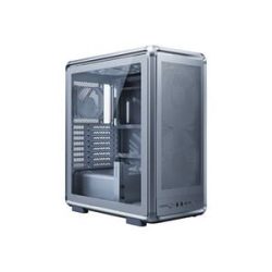 Cooler Master MasterFrame 500 Mesh Si Midi-Tower PC-Gehäuse Silber 3 vorinstallierte Lüfter, Seitenfenster, Staubfilter