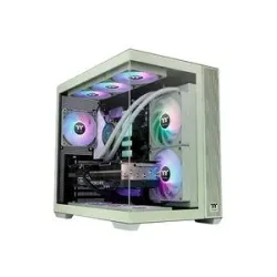 Thermaltake View 380 TG ARGB Matcha Green Midi-Tower PC-Gehäuse Grün