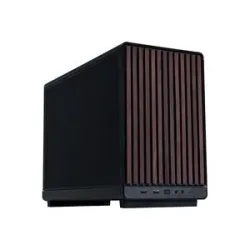 Lian Li Lian Li DAN Cases A3-mATX Wood Edition PC-Gehäuse, Micro-ATX - Walnuss, schwarz Micro-Tower PC-Gehäuse,