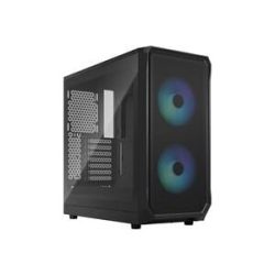 Fractal Design PC-Gehäuse Focus 2 RGB TG Clear Tint Schwarz