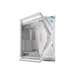 Asus GR701 ROG Hyperion White Midi-Tower Gaming-Gehäuse Weiß 4 vorinstallierte Lüfter, Integrierte Beleuchtung,