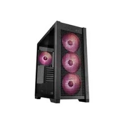 Asus TUF Gaming GT302 ARGB Midi-Tower PC-Gehäuse Schwarz 4 vorinstallierte Lüfter, Integrierte Beleuchtung, Staubfilter,