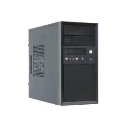 Chieftec Mesh Series CT-01B-350GPB Mini-Tower PC-Gehäuse Schwarz