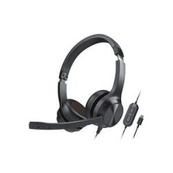 Creative Chat USB, On Ear Headset kabelgebunden Stereo Schwarz Lautstärkeregelung, Mikrofon-Stummschaltung