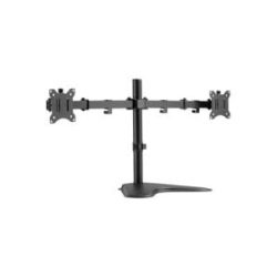 Digitus - Dual Monitor-Halter mit Standfuss 15-32″, 2x 8 kg, Multicolor
