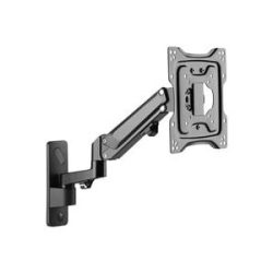 Digitus - Universal Monitor-Wandhalterung mit Gasdruckfeder und Schwenkarm, Schwarz