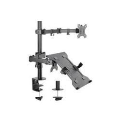 Goobay Monitorhalterung mit Laptop-Arm Flex