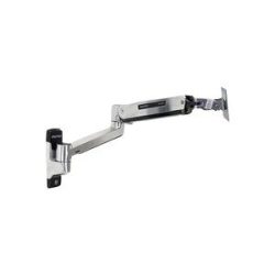 Monitorarm ergotron® LX HD Sit-Stand, Wandhalterung, für 1 Display bis 46? & bis 13,6 kg, höhen- & tiefenverstellbar, VESA, poliertes Aluminium