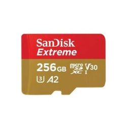 SANDISK Extreme microSD Card 256GB Speicherkarte – Speicherkarte/SD Karte/MicroSD Karte