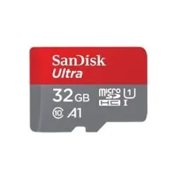 SanDisk -  Ultra microSD 32 GB MiniSDHC UHS-I Klasse 10, Rot Bunt, 32 GB