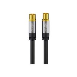 Goobay Antennenkabel (135dB typ), Koax-Buchse > Koax-Stecker