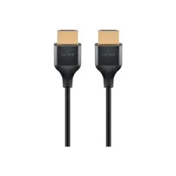 Goobay Slim High-Speed-HDMI-Kabel mit Ethernet, 4K @ 60Hz