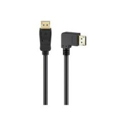 Goobay Kabel DisplayPort Stecker 90° > DisplayPort Stecker, 8K / 144Hz