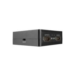 LINDY 38358 2 Port HDMI-Splitter 3840 x 2160 Pixel Schwarz