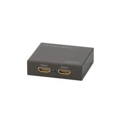Digitus DS-46304 2 Port HDMI-Splitter 3D-Wiedergabe möglich, Metallgehäuse 4096 x 2160 Pixel Schwarz