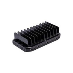 LINDY 96W 10 Port USB Charge Station Lade- und Managementsystem Station Smartphone, Tablet für USB-Typ A verkabelt