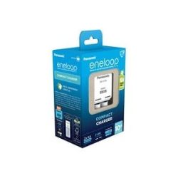 Panasonic Compact BQ-CC50 +2x eneloop AA Rundzellen-Ladegerät NiMH Micro (AAA), Mignon (AA)