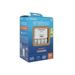 Panasonic Advanced BQ-CC17 + 4x eneloop AA Rundzellen-Ladegerät NiMH Micro (AAA), Mignon (AA)