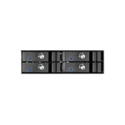 Silverstone SST-FS204B Festplatten-Wechselrahmen SATA I, SATA II, SATA III