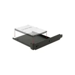 DeLock - 18212 Computer-Gehäuseteil Universal HDD-Käfig, Schwarz