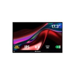 Verbatim, Portable Monitor, Verbatim Touchscreen Monitor 4K 17.3