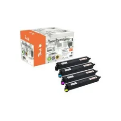 Peach B248 XL 4 Toner XL (bk, c/m/y) ersetzt Brother TN-248XL für z.B. Brother HLL 3215 CW, Brother MFCL 8390 CDW, Brother MFCL 3740 CDW