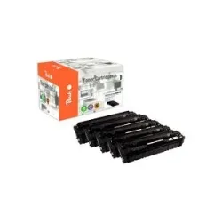Peach HP 045 5 Toner (2*bk, c/m/y) ersetzt Canon CRG-045, 1242C002*2, 1241C002, 1240C002, 1239C002 für z.B. Canon ISensys MF 633 Cdw