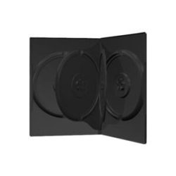 MediaRange 4er-DVD-Box black (50 Stück), Schutzhülle