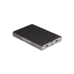 Delock Externes USB Type-C Dual Combo Gehäuse für 2 x M.2 N, Laufwerksgehäuse