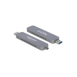 Delock Externes Gehäuse USB-A/C - NVME M.2 SSD