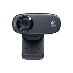Logitech C310 HD-Webcam 1280 x 720 Pixel Standfuß, Klemm-Halterung