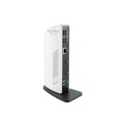 Delock Dockingstation USB-A/C – USB/LAN/2xHDMI Full-HD