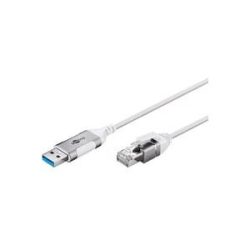 Goobay Ethernet-Adapterkabel USB-A 3.2 Gen1 > RJ-45, Slim