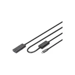 Digitus Aktives USB 3.2 Gen 1 Verlängerungskabel, USB-C Stecker > USB-A Buchse