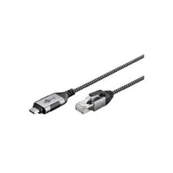 Goobay Ethernet-Adapterkabel USB-C 3.2 Gen2 > RJ-45, Slim