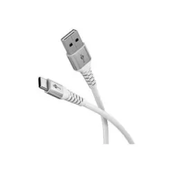 Goobay Supersoftes USB 2.0 Textilkabel, USB-A Stecker > USB-C Stecker