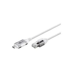 Goobay Ethernet-Adapterkabel USB-C 3.2 Gen2 > RJ-45, Slim