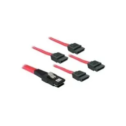 Delock Adapterkabel Mini SAS SFF-8087 > 4x SATA 7-Pin
